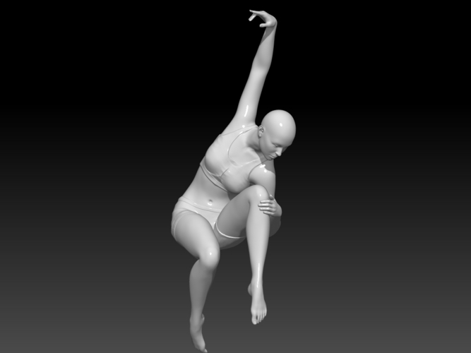 Woman dancer 3D Print 530518