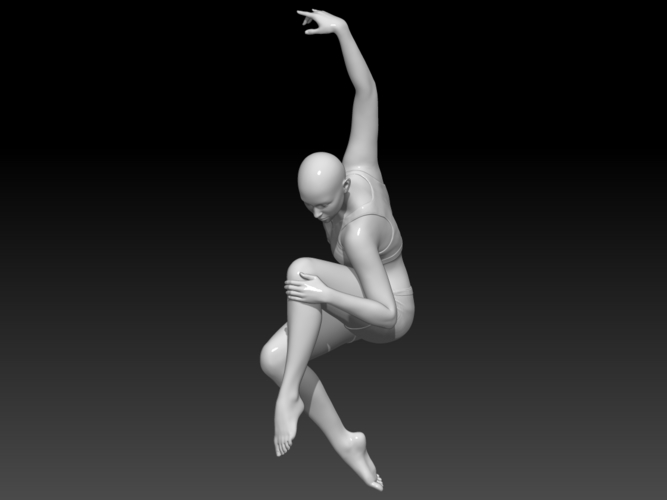 Woman dancer 3D Print 530519