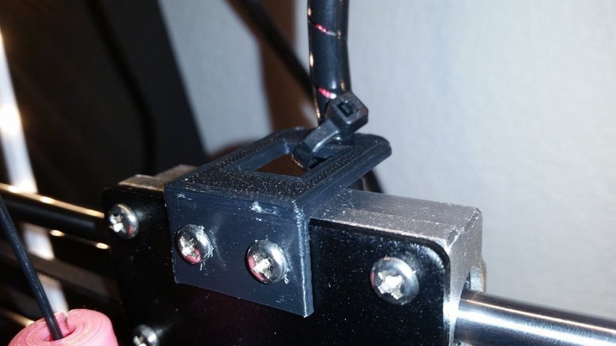 Prusa i3 Cable Bracket 3D Print 53052