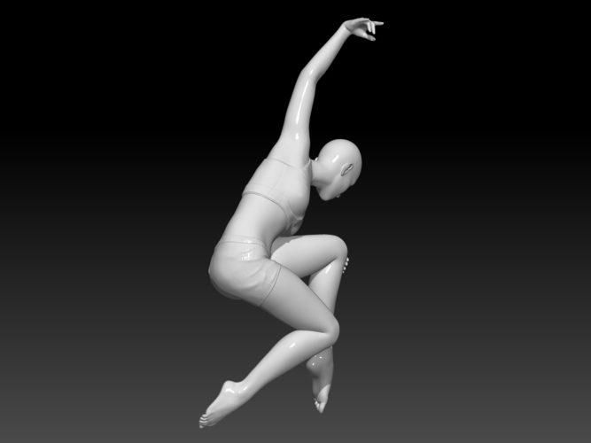 Woman dancer 3D Print 530520