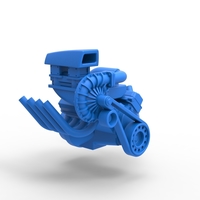 Engine V8 with Centrifugal blower 1:25 - Thumbnail 14