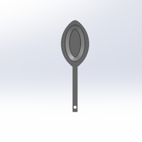 Small PAINT TEST SPOON 1  3D Printing 530602