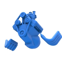 Engine V8 with Centrifugal blower V2 Scale 1:25 - Thumbnail 19