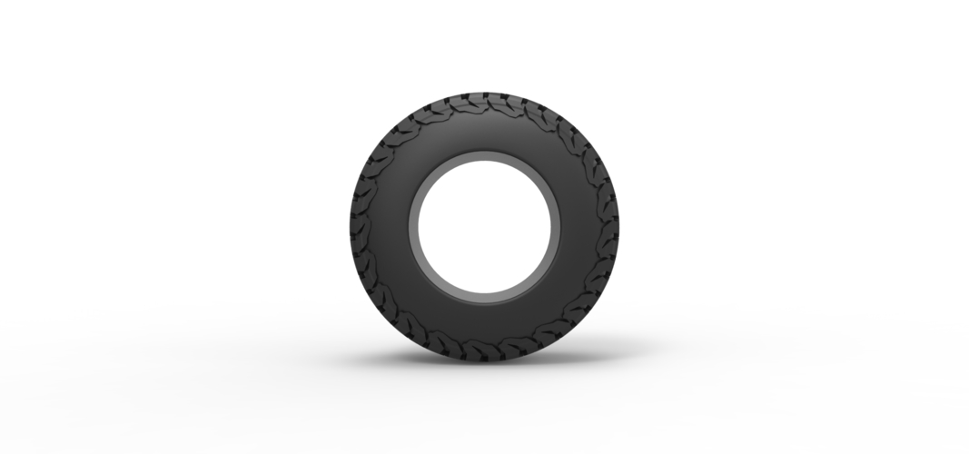 Offroad tire 108 Scale 1:25 3D Print 530662