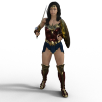 Small Wonder woman sword 3D Printing 530694