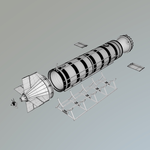 Ukrainian Underwater Drone Marichka with transport platform 3D Print 530734