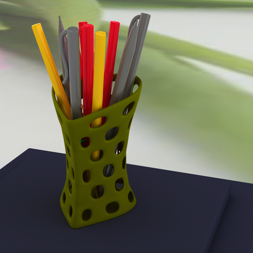 AC-PEN-PENCIL-FLOWER-HOLDER-002 3D Print 530763