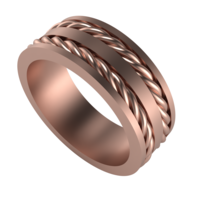 Small AC-MENS-RING-003 3D Printing 530857