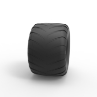Diecast Monster Jam tire 31 Scale 1:25 - Thumbnail 3