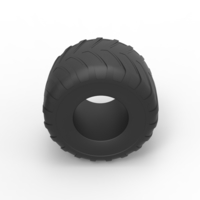 Diecast Monster Jam tire 31 Scale 1:25 - Thumbnail 6