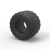 Diecast Monster Jam tire 31 Scale 1:25 - Thumbnail 7
