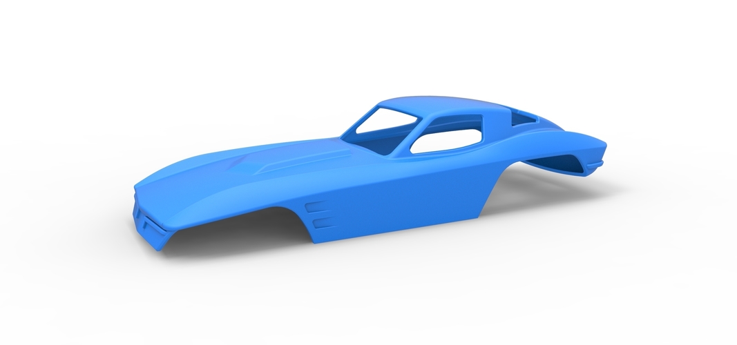 Sport car shell for monster truck 1:25 3D Print 530906