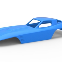 Small Sport car shell for monster truck 1:25 3D Printing 530906