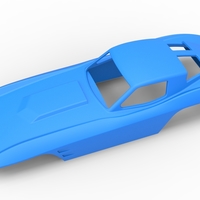 Sport car shell for monster truck 1:25 - Thumbnail 2