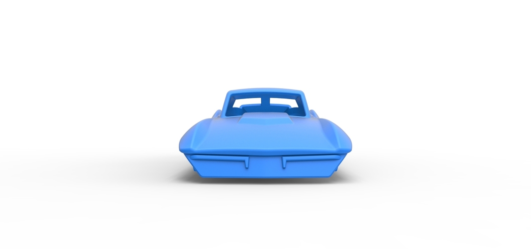 Sport car shell for monster truck 1:25 3D Print 530911