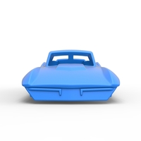 Sport car shell for monster truck 1:25 - Thumbnail 6
