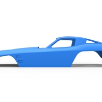 Sport car shell for monster truck 1:25 - Thumbnail 8