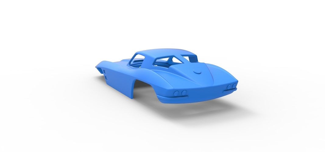 Sport car shell for monster truck 1:25 3D Print 530917