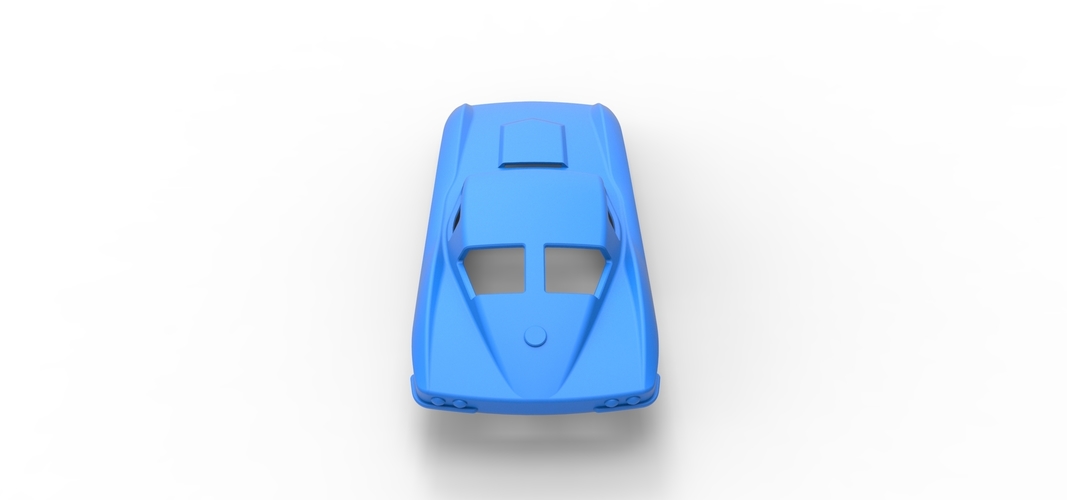 Sport car shell for monster truck 1:25 3D Print 530919