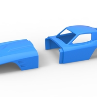 Sport car shell for monster truck 1:25 - Thumbnail 15