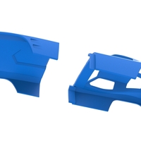 Sport car shell for monster truck 1:25 - Thumbnail 16