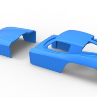 Sport car shell for monster truck 1:25 - Thumbnail 17