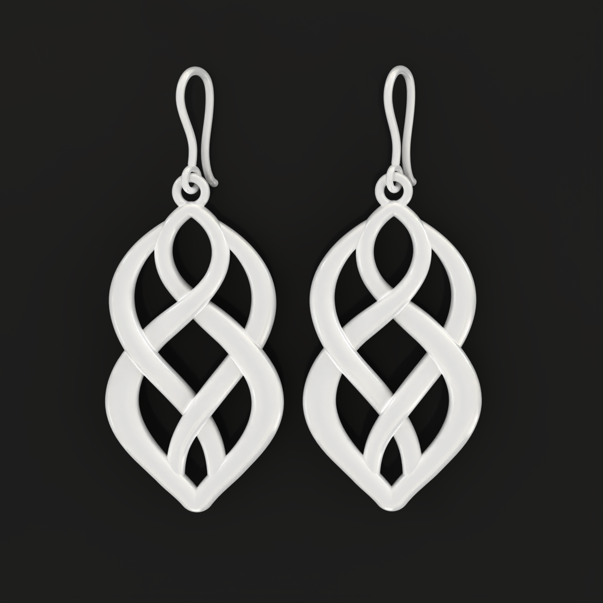 3D Printed AC-EARRING-003 by ayushcreation2018 | Pinshape