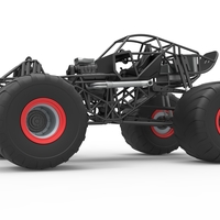 Monster truck base Version 2 Scale 1:25 - Thumbnail 2