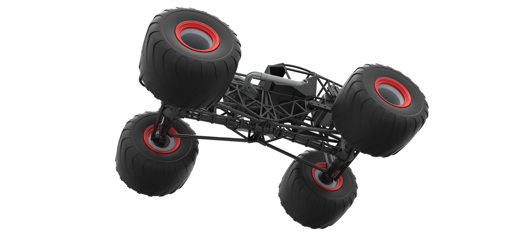 Monster truck base Version 2 Scale 1:25 3D Print 530962