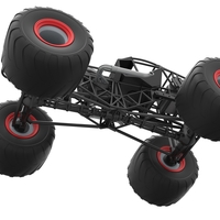 Monster truck base Version 2 Scale 1:25 - Thumbnail 3