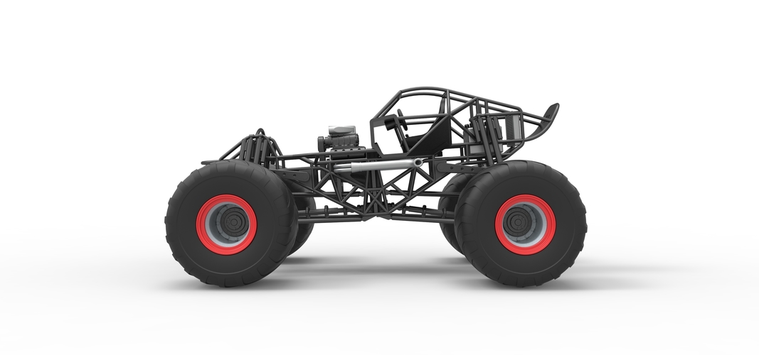 Monster truck base Version 2 Scale 1:25 3D Print 530968