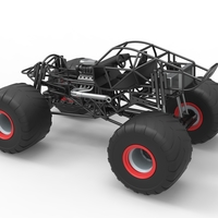 Monster truck base Version 2 Scale 1:25 - Thumbnail 12