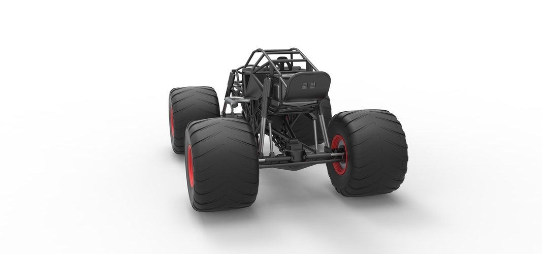 Monster truck base Version 2 Scale 1:25 3D Print 530973