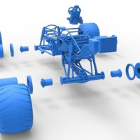 Monster truck base Version 2 Scale 1:25 - Thumbnail 25