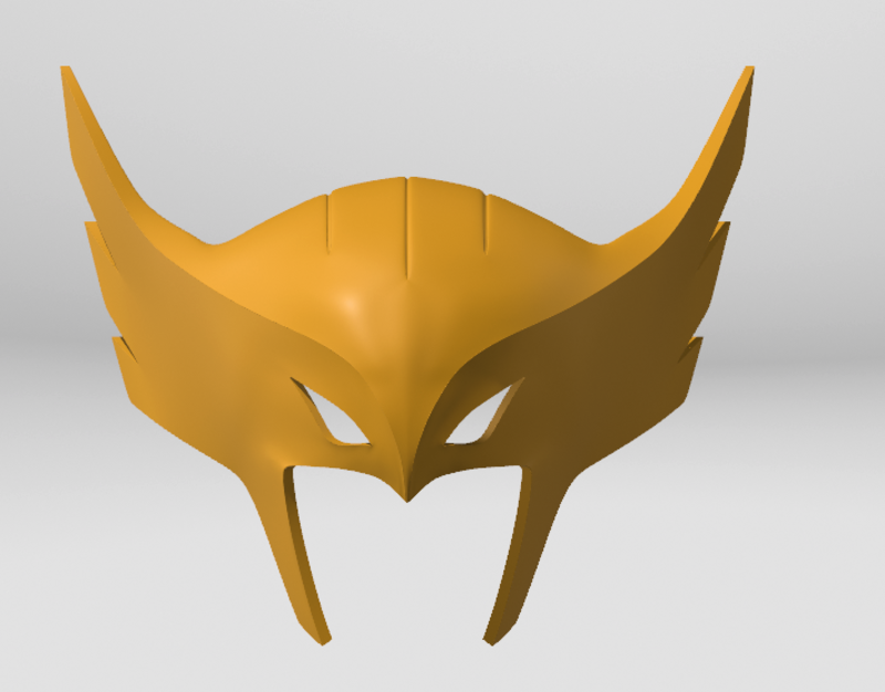Hawk Girl 3D Printable Helmet: Animated Series style