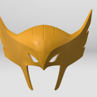 Small Hawk Girl 3D Printable Helmet: Animated Series style 3D Printing 531080