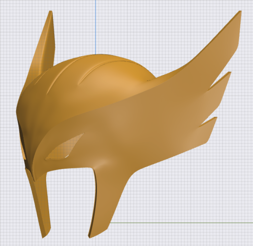 Hawk Girl 3D Printable Helmet: Animated Series style 3D Print 531082