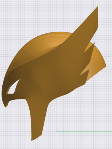 Hawk Girl 3D Printable Helmet: Animated Series style 3D Print 531083