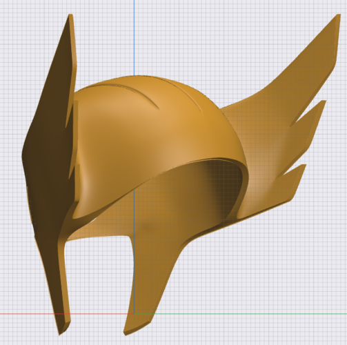 Hawk Girl 3D Printable Helmet: Animated Series style 3D Print 531084