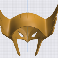 Hawk Girl 3D Printable Helmet: Animated Series style - Thumbnail 6