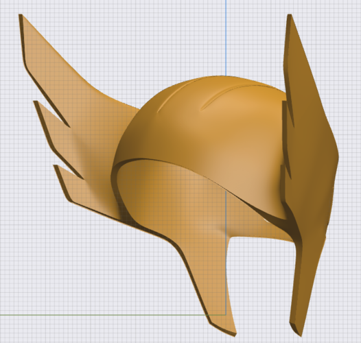 Hawk Girl 3D Printable Helmet: Animated Series style 3D Print 531086