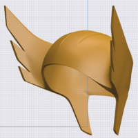 Hawk Girl 3D Printable Helmet: Animated Series style - Thumbnail 7