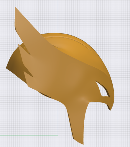 Hawk Girl 3D Printable Helmet: Animated Series style 3D Print 531087