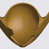 Hawk Girl 3D Printable Helmet: Animated Series style - Thumbnail 12