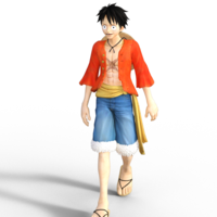 Small Luffy one piece 3D Printing 531093