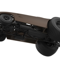 Pulling truck 2wd with Car shell V2 Scale 1:25 - Thumbnail 3