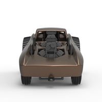 Pulling truck 2wd with Car shell V2 Scale 1:25 - Thumbnail 7