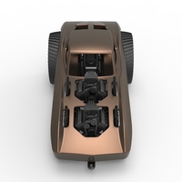 Pulling truck 2wd with Car shell V2 Scale 1:25 - Thumbnail 8