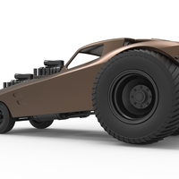 Pulling truck 2wd with Car shell V2 Scale 1:25 - Thumbnail 13