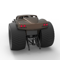 Pulling truck 2wd with Car shell V2 Scale 1:25 - Thumbnail 14